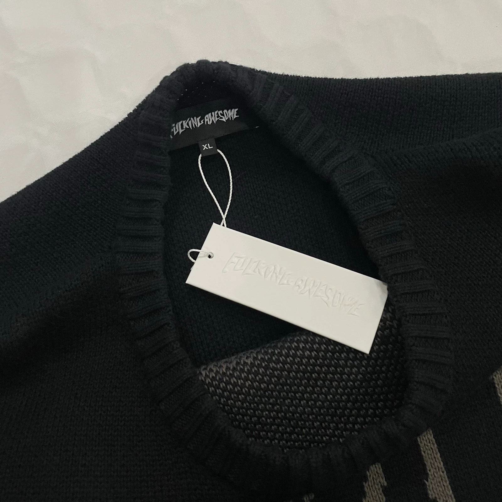 Fucking Awesome PBS Knit Sweater (Black) – photo 4